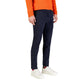 Borghese Blue Cotton Skinny Pants