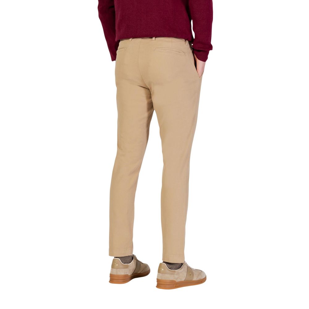 Borghese Beige Cotton Skinny Pants