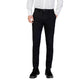 Borghese Black Cotton Skinny Pants