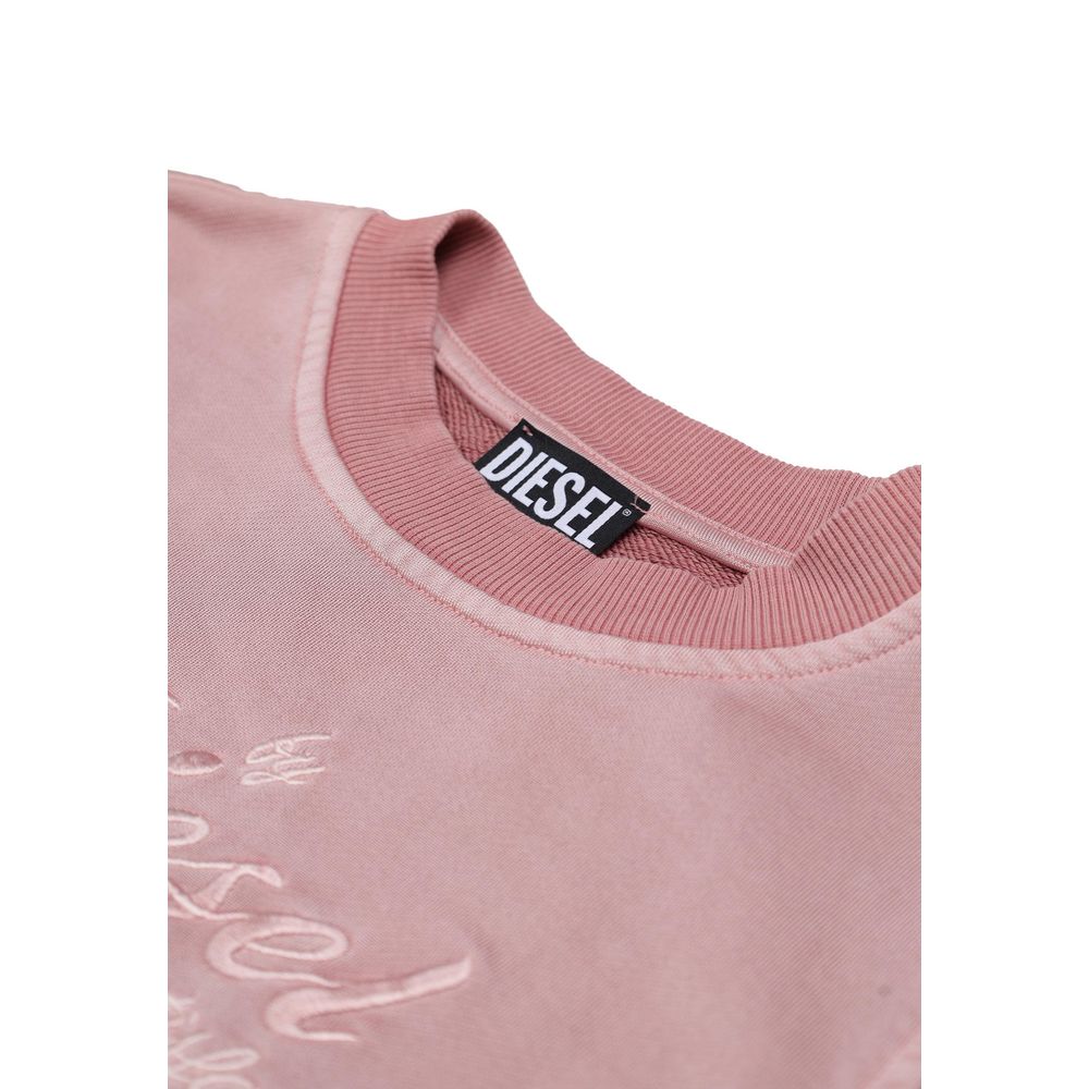 Diesel Pink Viscose Sweatshirt