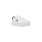 Calvin Klein Jeans White Leather Low Top Sneakers