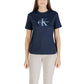Calvin Klein Jeans Blue Cotton T-Shirt