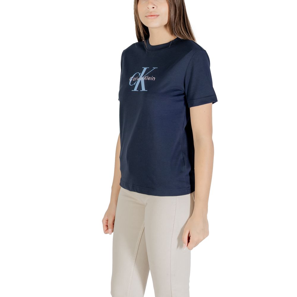 Calvin Klein Jeans Blue Cotton T-Shirt