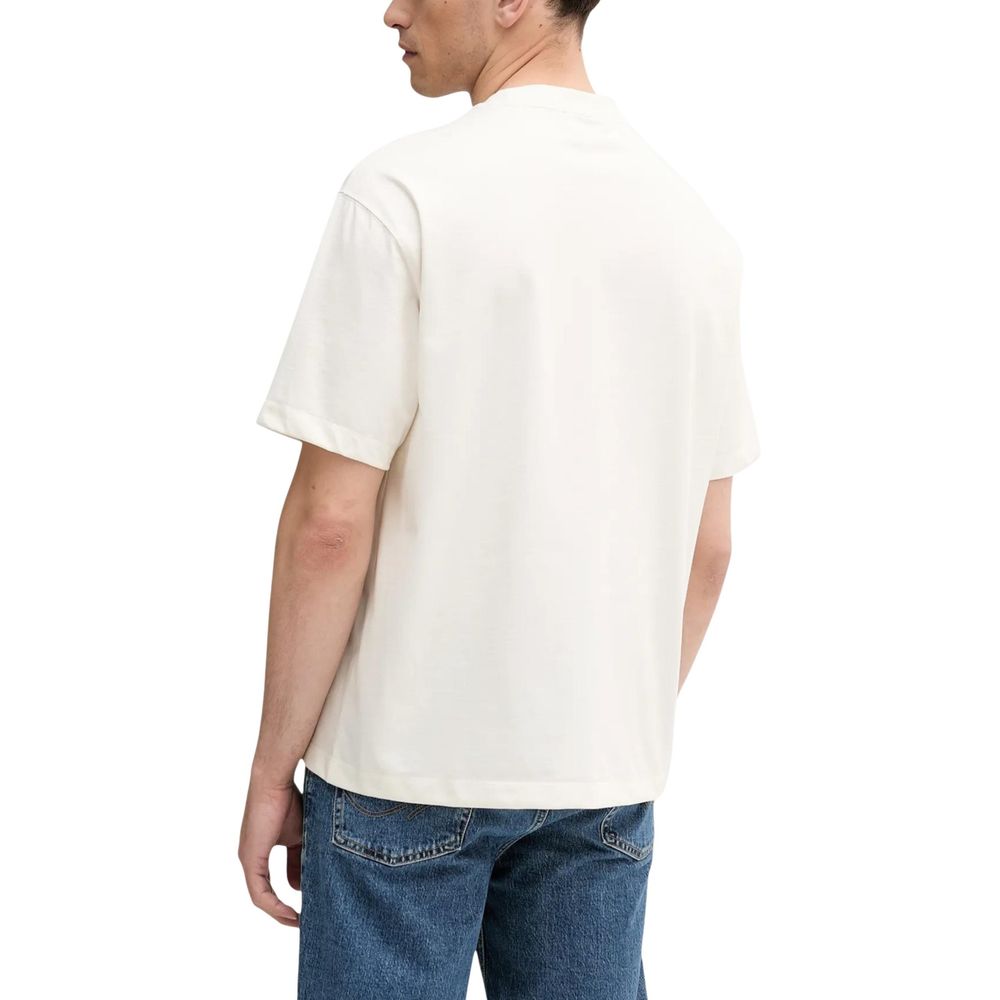Calvin Klein Jeans White Cotton T-Shirt
