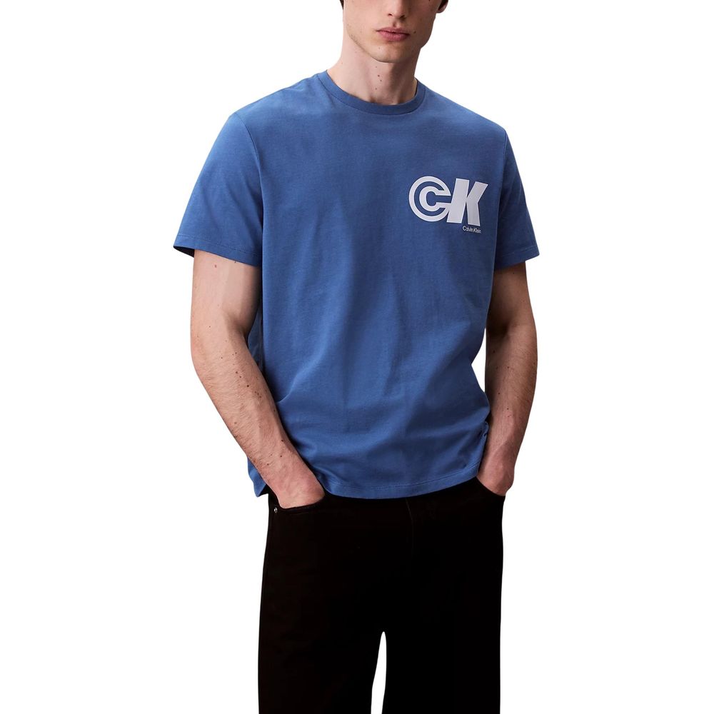 Calvin Klein Jeans Blue Cotton T-Shirt