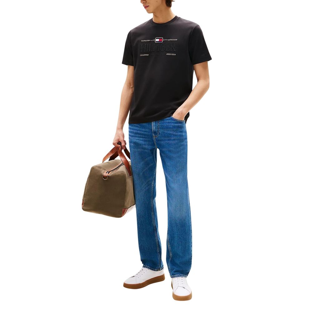 Tommy Hilfiger Black Cotton T-Shirt