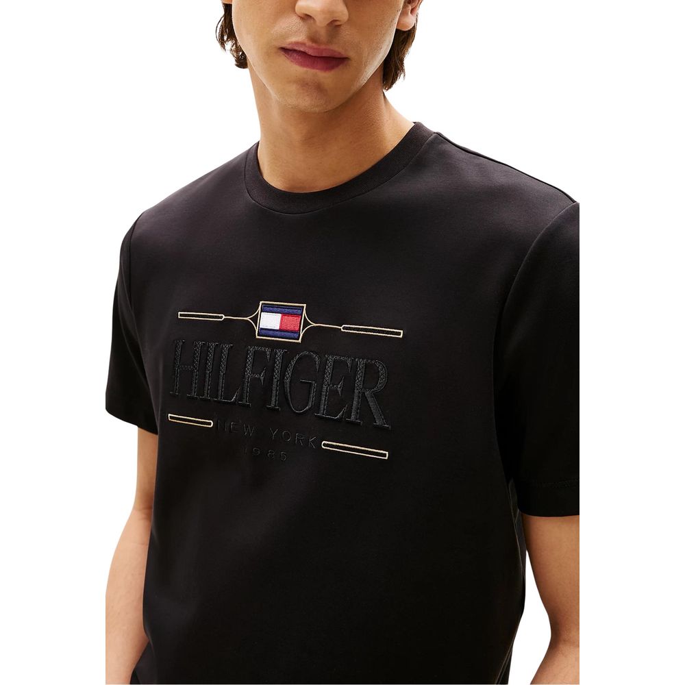 Tommy Hilfiger Black Cotton T-Shirt