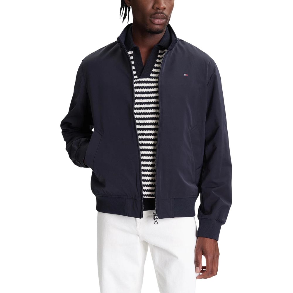 Tommy Hilfiger Blue Recycled Polyester Bomber