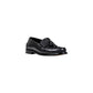 Tommy Hilfiger Black Leather Slip-On Loafers