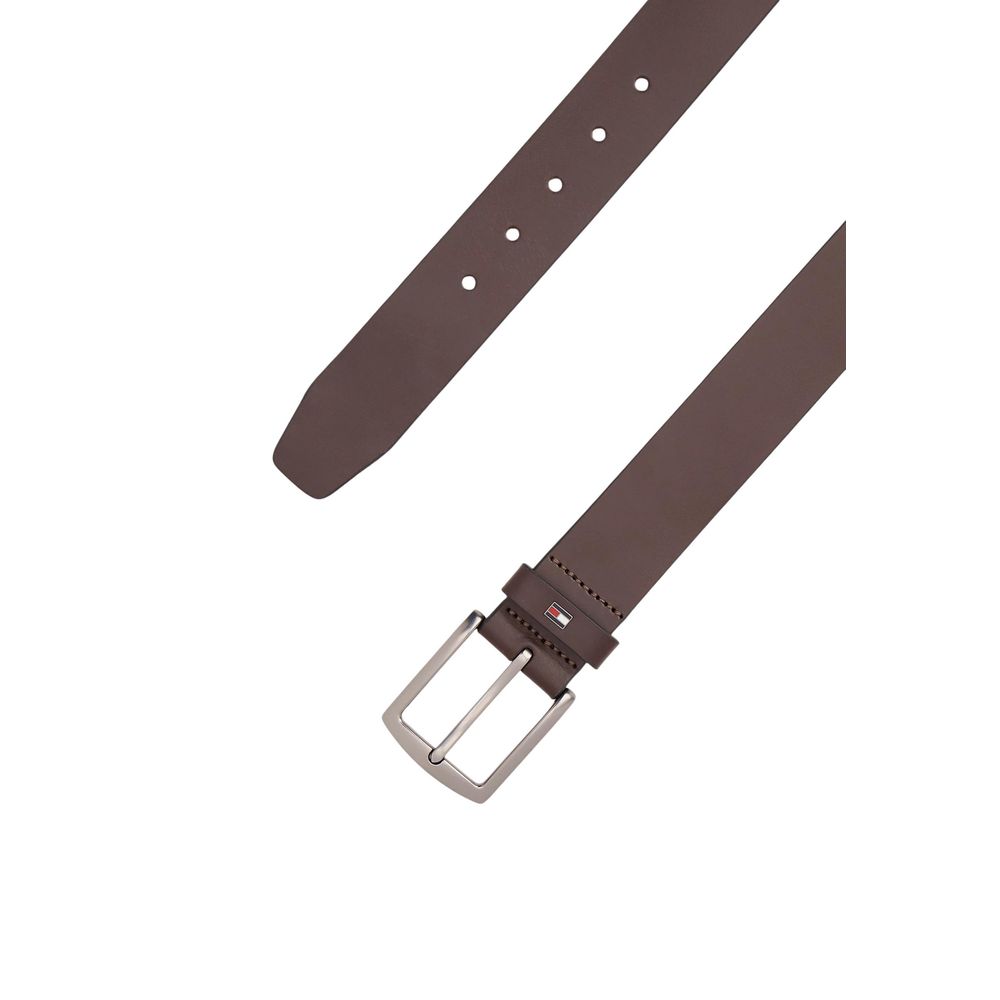 Tommy Hilfiger Brown Leather Regular Belt