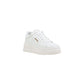 Guess White Polyethylene Platform Sneakers