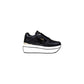 Guess Black Polyethylene Platform Sneakers