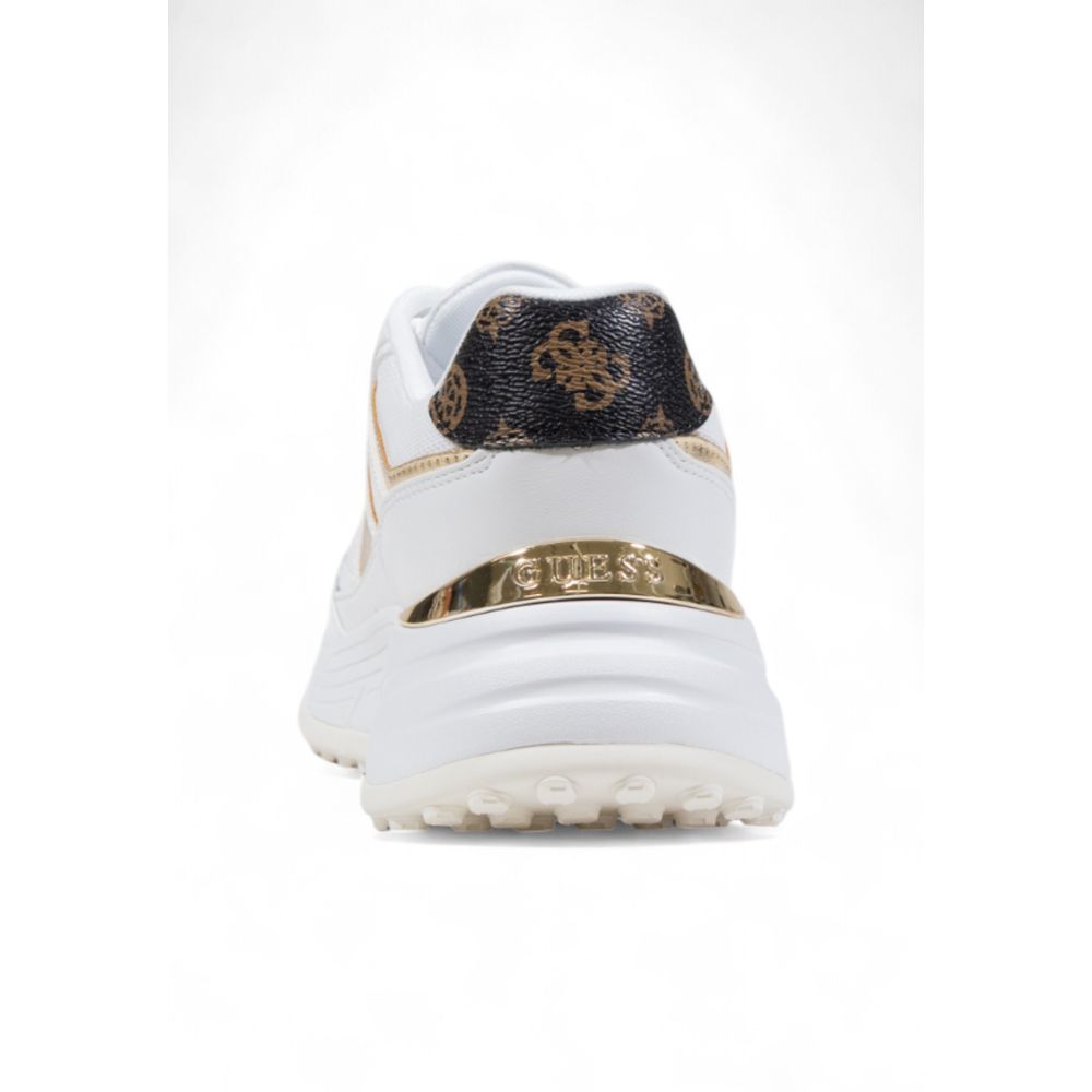 Guess White Polyethylene Chunky Sneakers