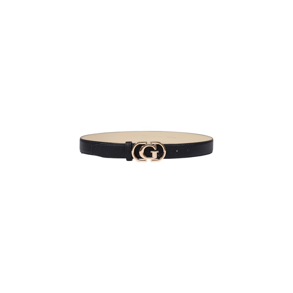 Guess Black Polyester Thin Belt