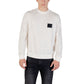 Armani Exchange White Marabou Sweatshirt