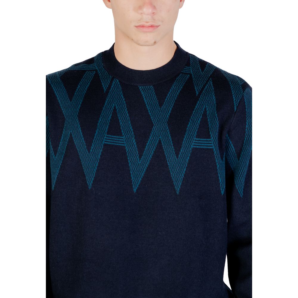 Armani Exchange Black Marabou Sweatshirt