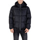 Armani Exchange Blue Polyamide Coat