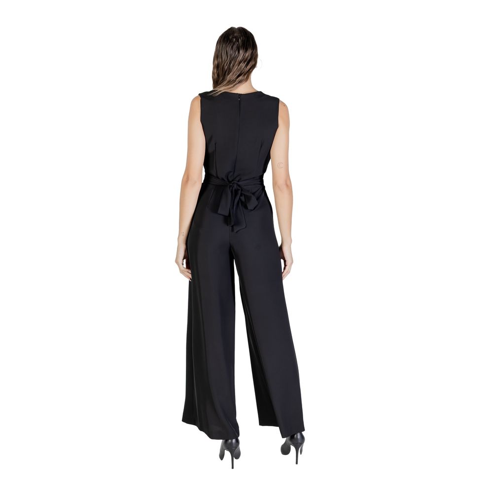 Rinascimento Black Polyester Jumpsuit