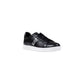 EA7 Emporio Armani Black And White Leather Sneakers