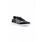 EA7 Emporio Armani Black And White Leather Athletic Sneakers
