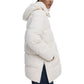 Desigual Cream Polyester Coat