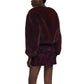 Desigual Bordeaux Polyester Jackets And Coat