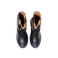 Alviero Martini Prima Classe Black Polyethylene Lace-Up Boots