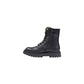 Alviero Martini Prima Classe Black Polyethylene Lace-Up Boots
