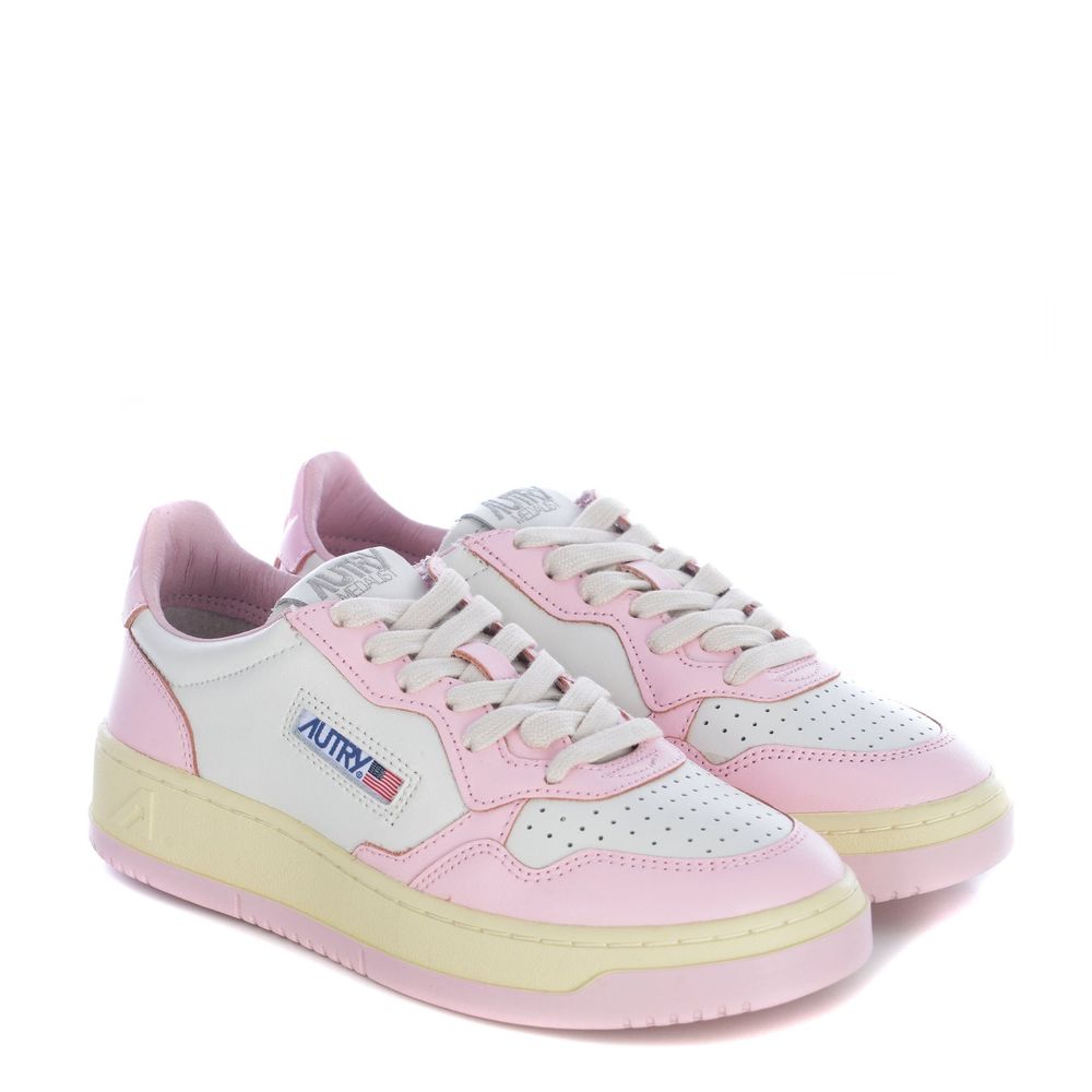 Autry Multicolor Leather Low Top Sneakers