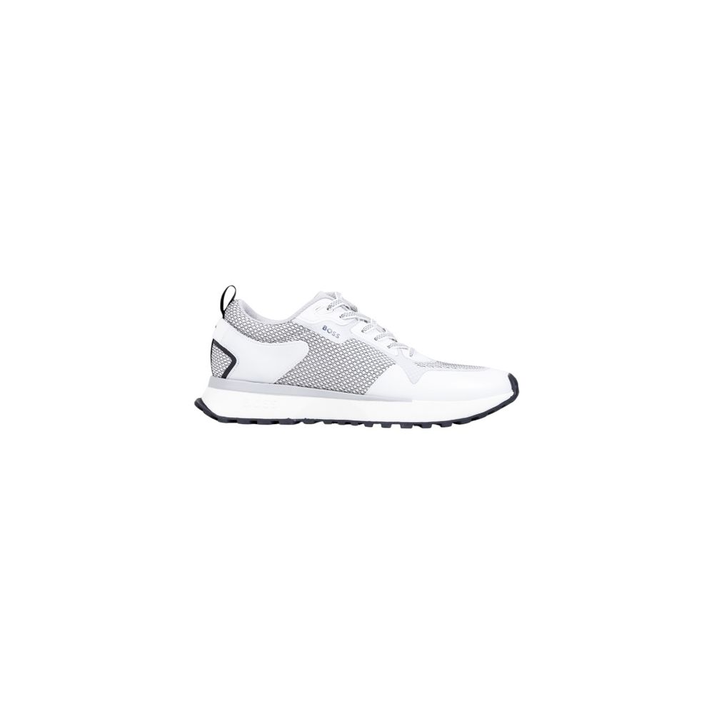 Hugo Boss White Polyester Athletic Sneakers