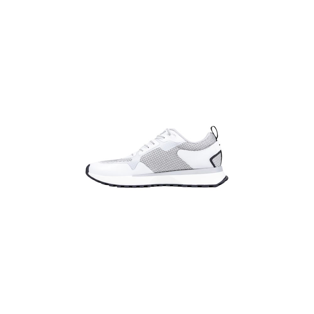 Hugo Boss White Polyester Athletic Sneakers