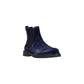 Calvin Klein Jeans Blue Suede Leather Chelsea Boots