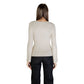 Only Beige Viscose Sweatshirt