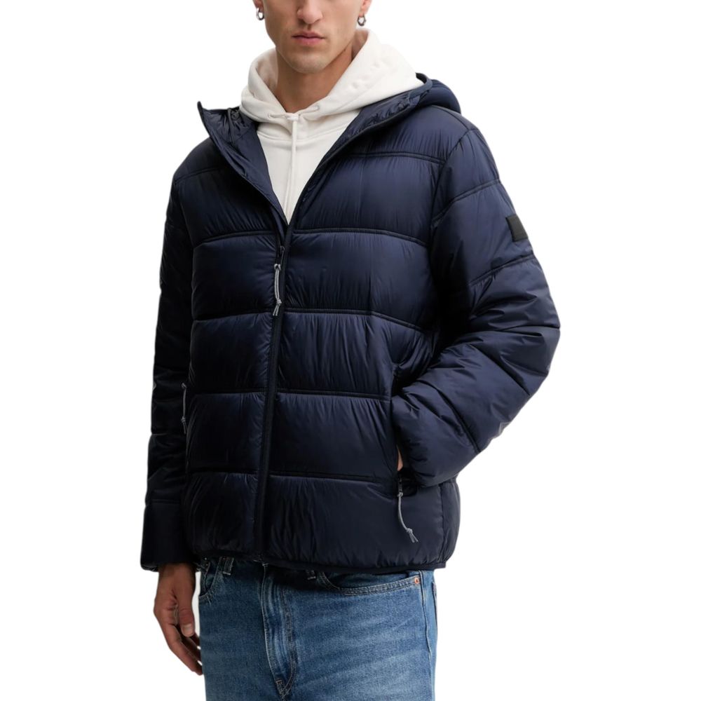 Tommy Hilfiger Jeans Blue Polyamide Full-Length Jacket