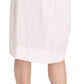 Elegant White Pencil Skirt