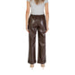 Liu Jo Brown Polyester Casual Pants