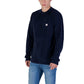 Calvin Klein Jeans Blue Cotton Sweatshirt