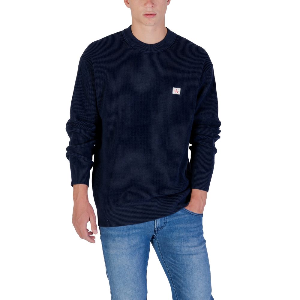 Calvin Klein Jeans Blue Cotton Sweatshirt