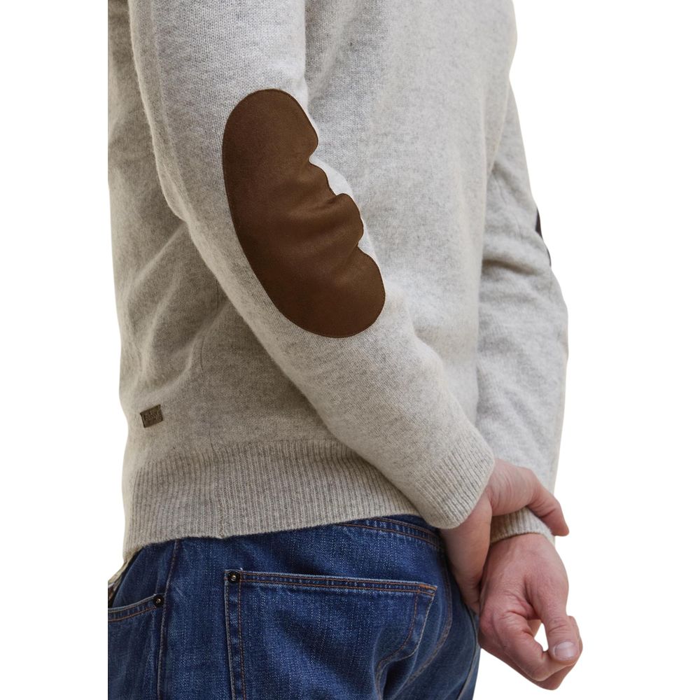 Barbour Gray Wool Sweatshirt