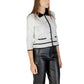 Morgan De Toi Black And White Viscose Sweatshirt