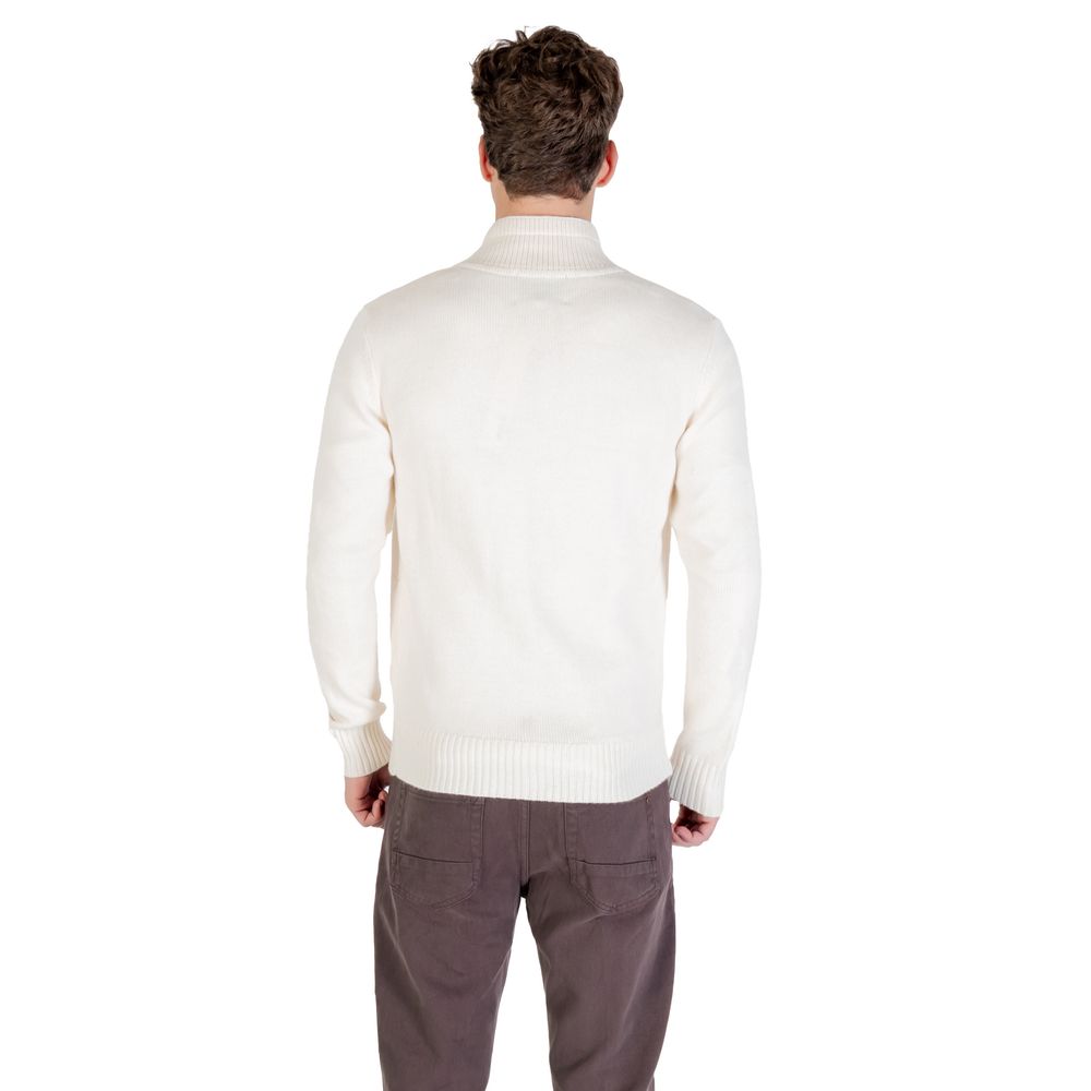 Gianni Lupo Cream Marabou Sweatshirt