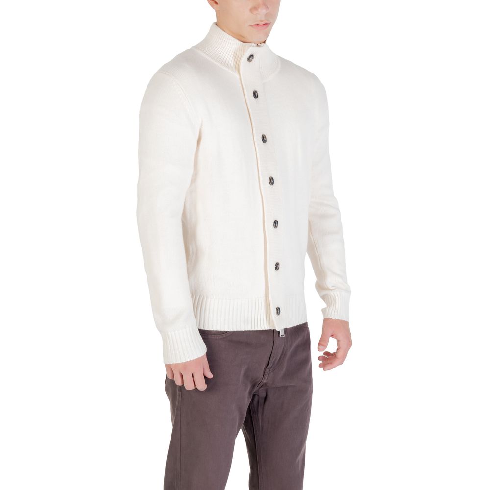Gianni Lupo Cream Marabou Sweatshirt