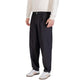 Gianni Lupo Black Cotton Casual Pants