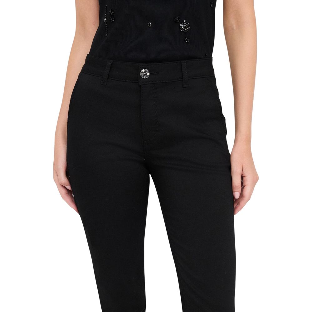 Liu Jo Black Cotton Dress Pants