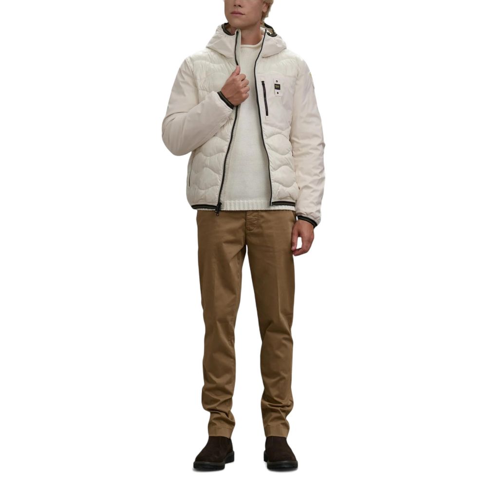 Blauer White Polyamide Shell Jacket
