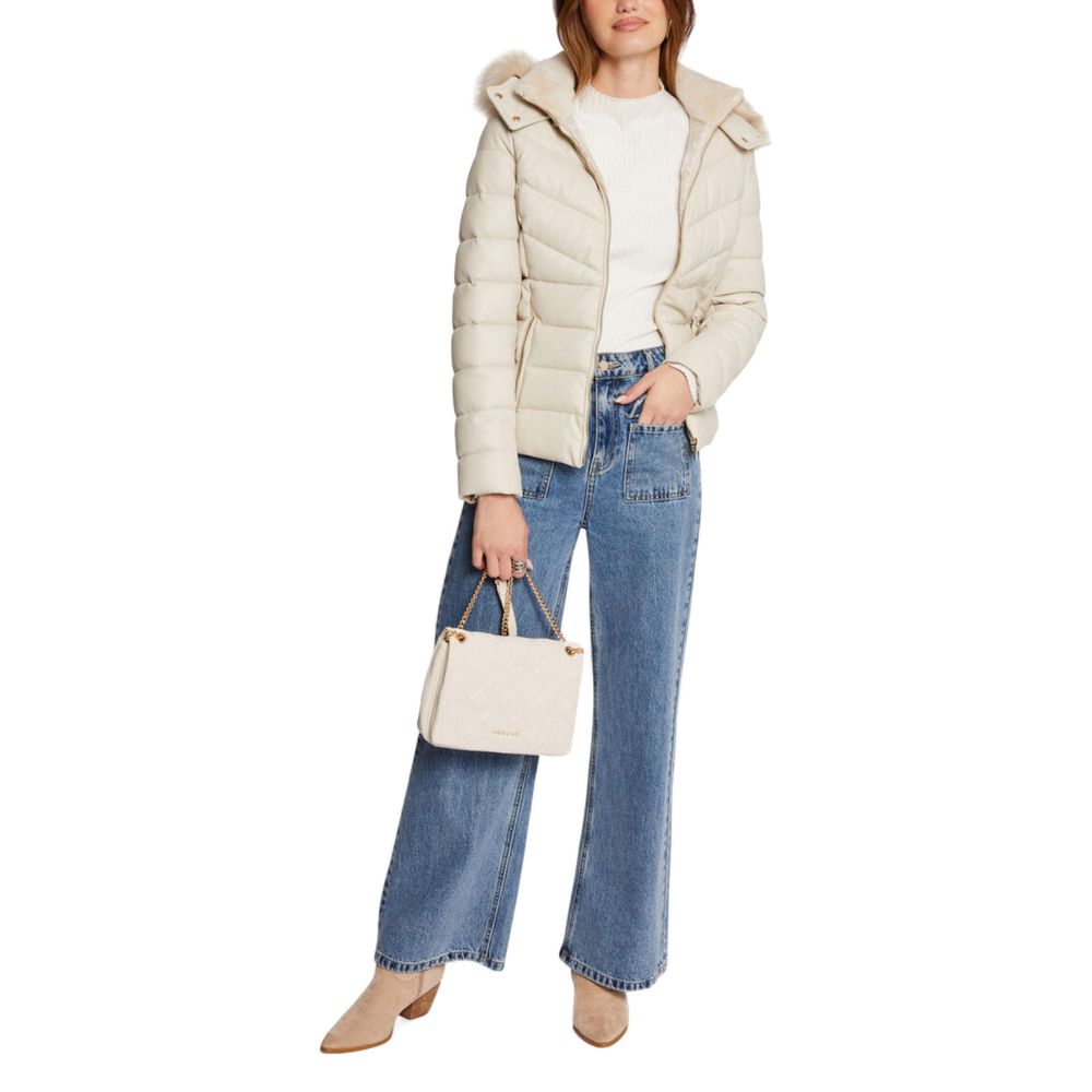 Morgan De Toi Beige Polyethylene Jackets And Coat