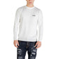 Icon White Viscose Sweatshirt