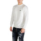 Icon White Viscose Sweatshirt