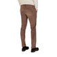 Borghese Brown Cotton Casual Pants