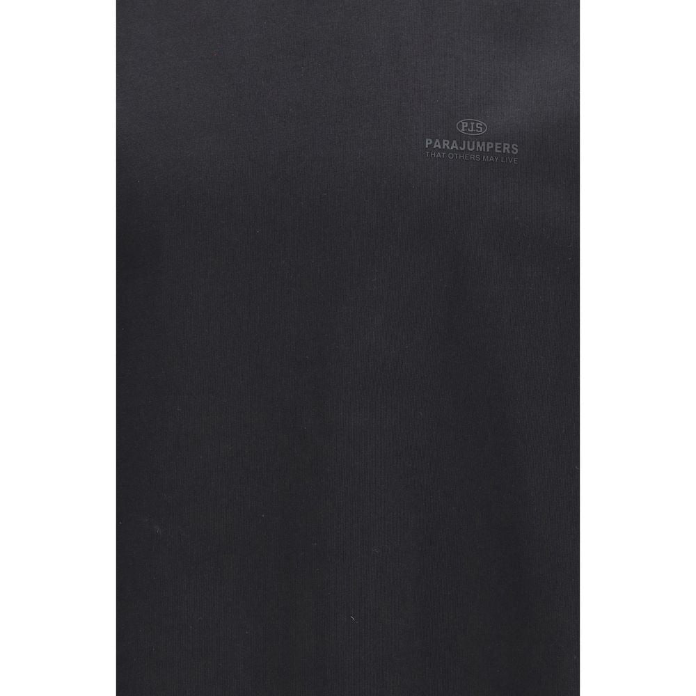 Parajumpers Black Cotton T-Shirt